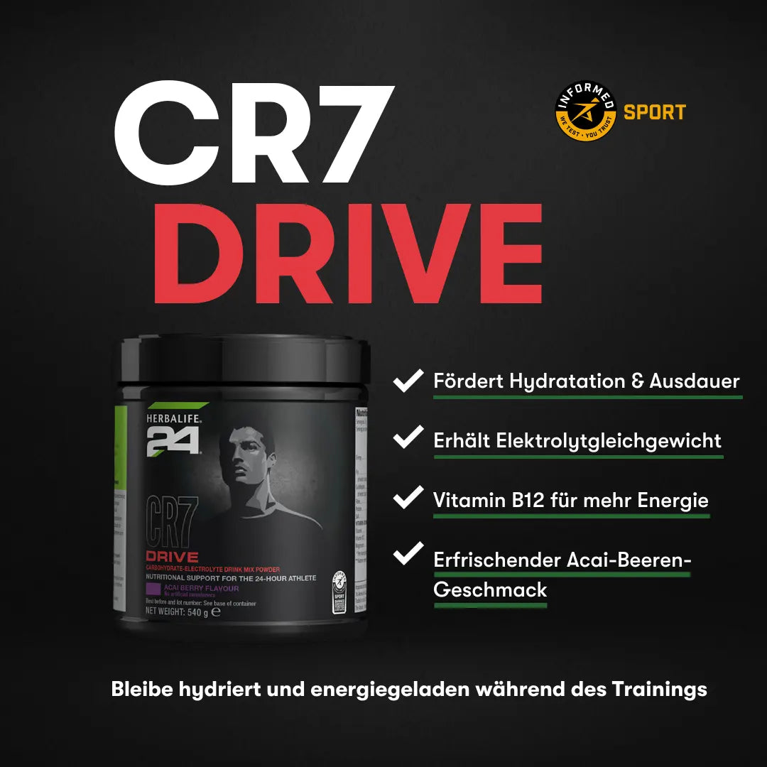 Herbalife24 CR7 Drive – Ausdauer-Getränk (540g Dose)