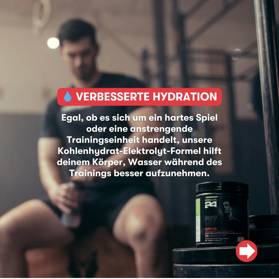 Herbalife24 CR7 Drive – Ausdauer-Getränk (540g Dose)