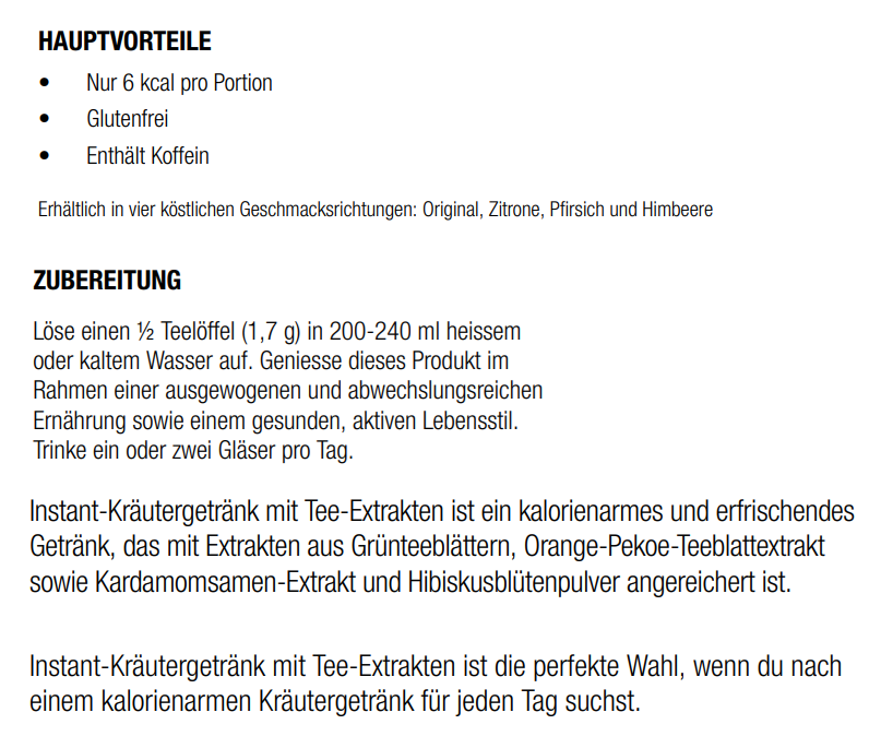 Herbalife Basisprogramm – Ideal