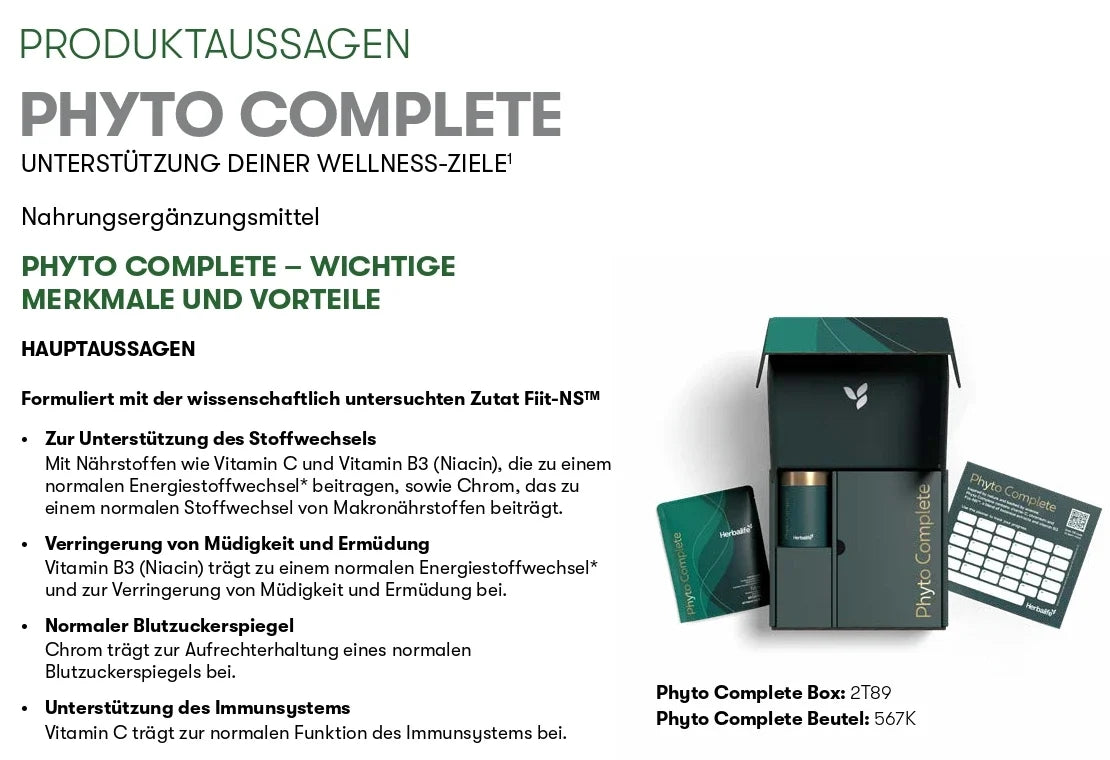 Phyto Complete (ehem. Phyto Booster) – Stoffwechsel-Support