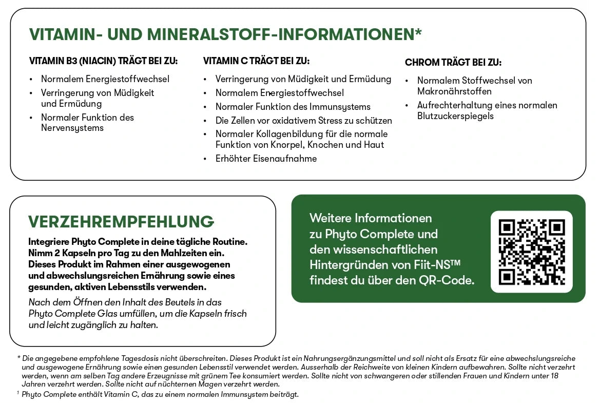Phyto Complete (ehem. Phyto Booster) – Stoffwechsel-Support
